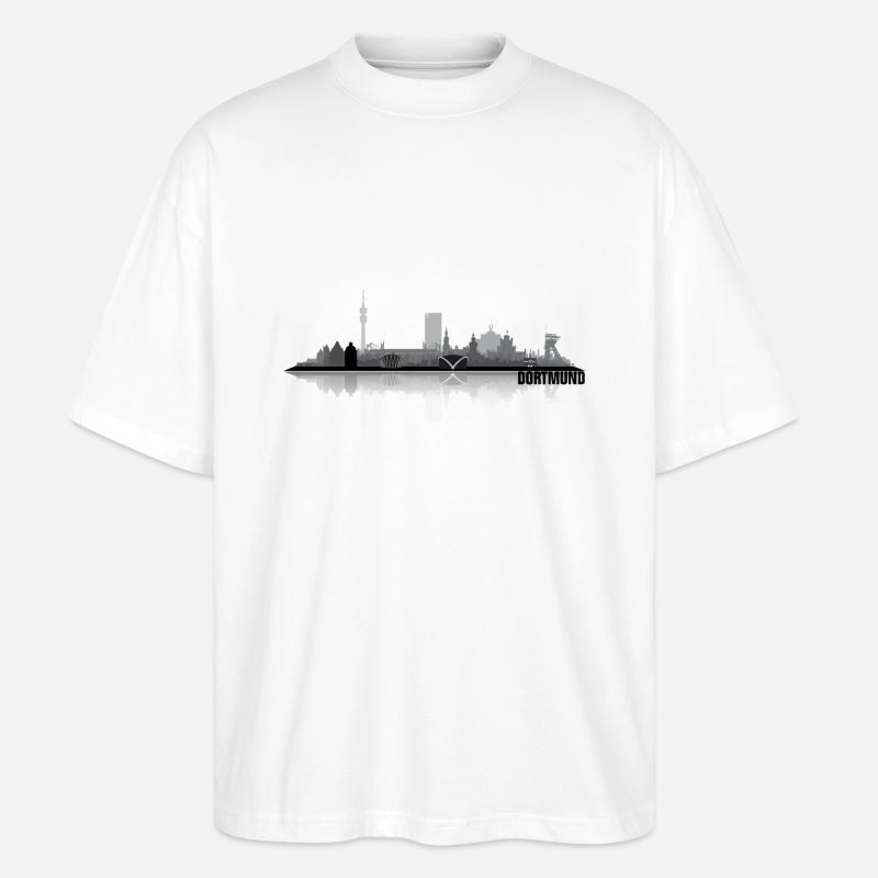 Dortmund 01 - Stanley/Stella Oversized Unisex Bio T-Shirt Blaster 2.0 - Weiß