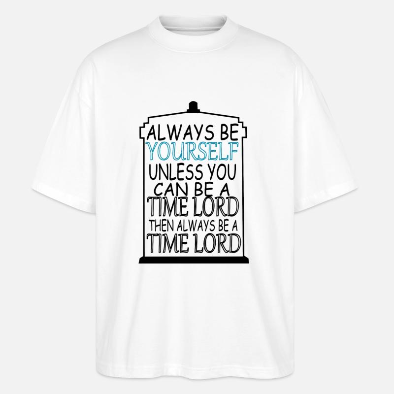 Always be yourself - Stanley/Stella Oversized Unisex Bio T-Shirt Blaster 2.0 - Weiß