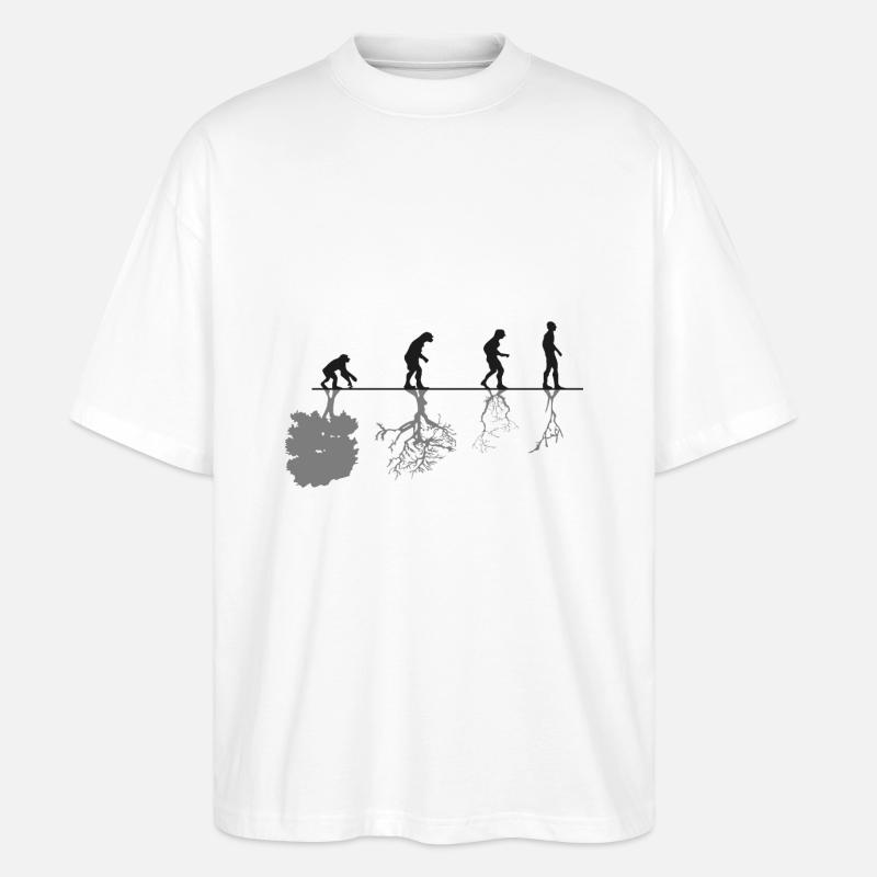 Evolution Black - T-shirt bio Blaster 2.0 coupe oversize Stanley/Stella Unisexe - blanc