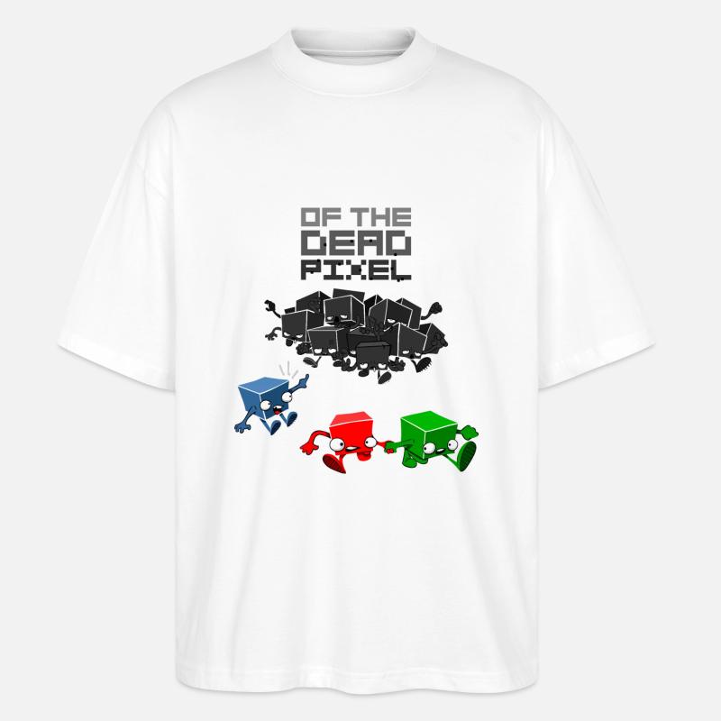 dead pixel - Stanley/Stella Oversized Unisex Bio T-Shirt Blaster 2.0 - Weiß