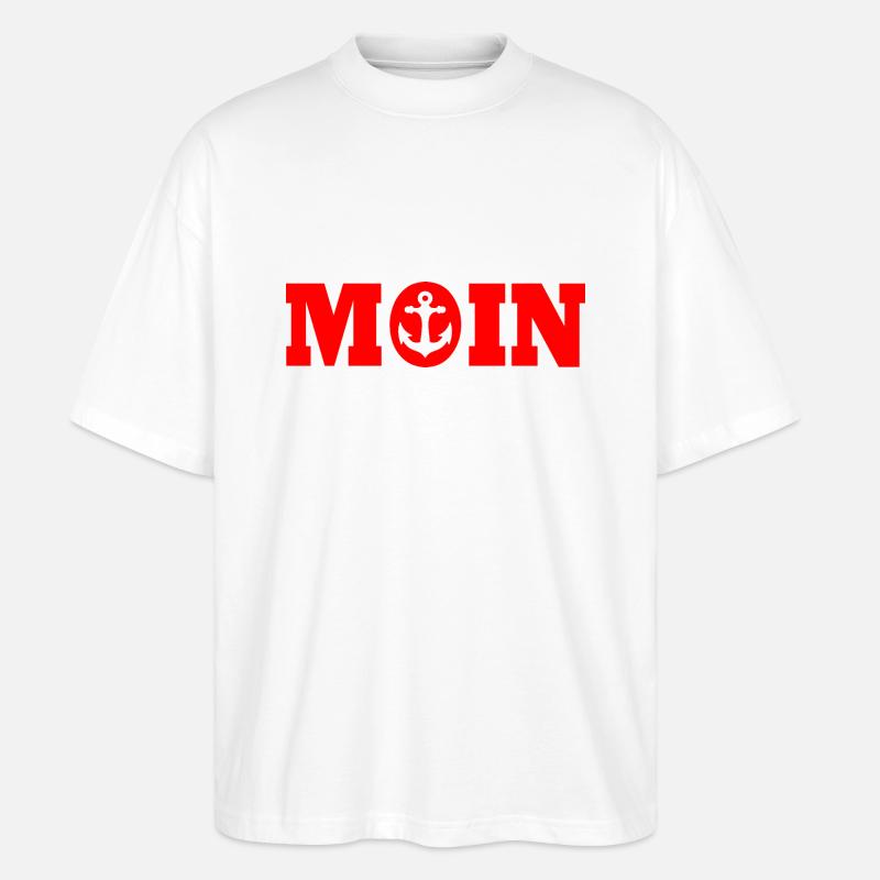 Moin - Stanley/Stella Oversized Unisex Bio T-Shirt Blaster 2.0 - Weiß