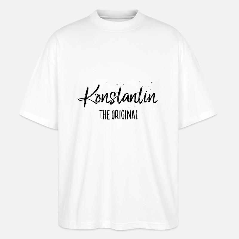 Konstantin - Stanley/Stella Oversized Unisex Bio T-Shirt Blaster 2.0 - Weiß