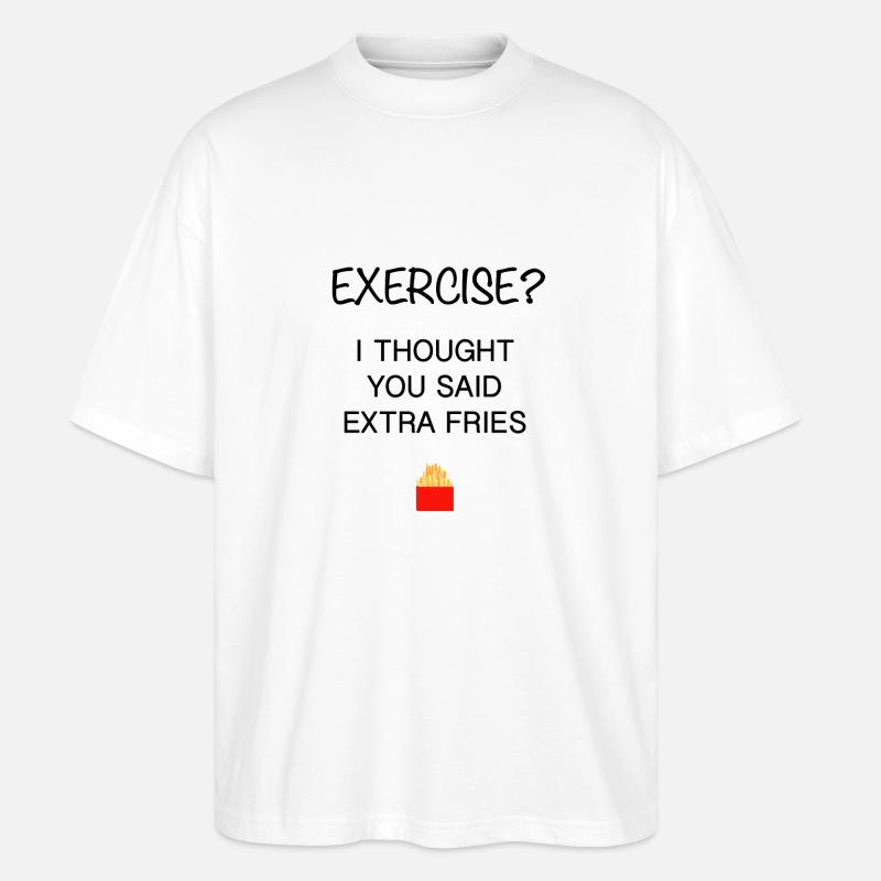 Exercise - Stanley/Stella Oversized Unisex Bio T-Shirt Blaster 2.0 - Weiß