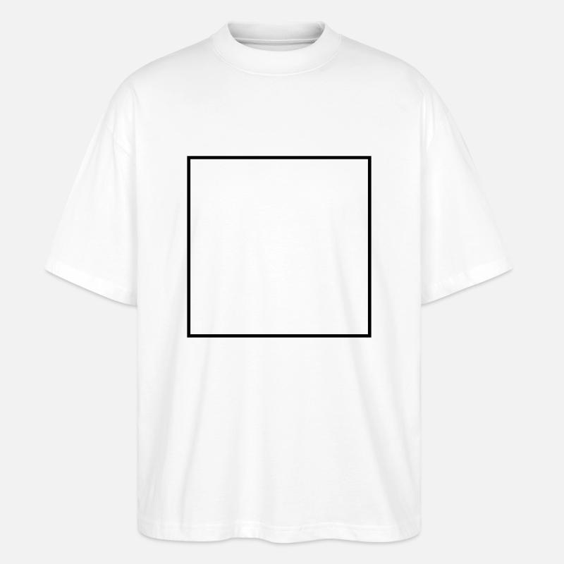 Quadrat - Stanley/Stella Oversized Unisex Bio T-Shirt Blaster 2.0 - Weiß