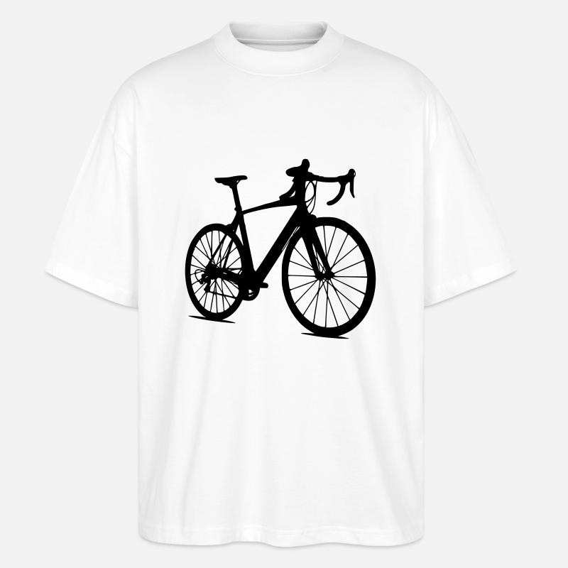 rennrad - Stanley/Stella Oversized Unisex Bio T-Shirt Blaster 2.0 - Weiß