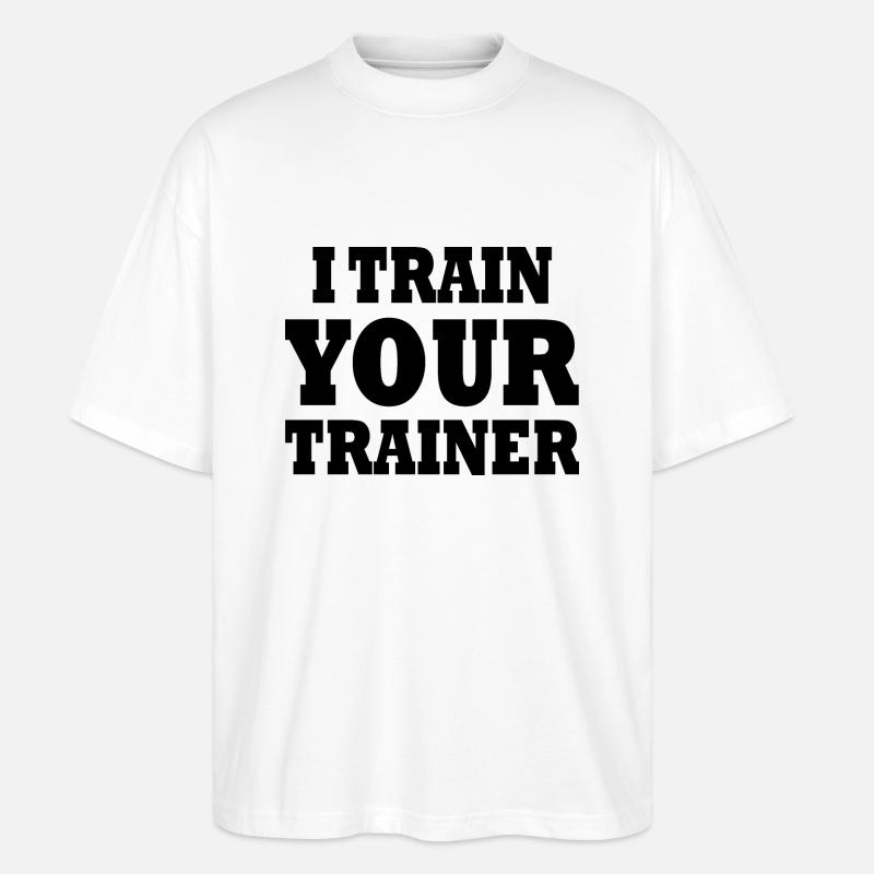 I train your trainer - T-shirt bio Blaster 2.0 coupe oversize Stanley/Stella Unisexe - blanc
