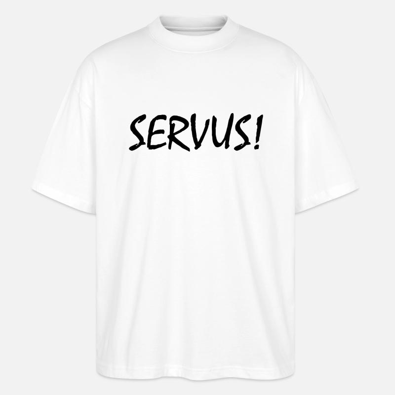 Servus - Stanley/Stella Oversized Unisex Bio T-Shirt Blaster 2.0 - Weiß
