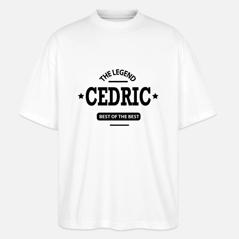 cedric - Stanley/Stella Oversized Unisex Bio T-Shirt Blaster 2.0 - Weiß