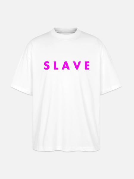Slave - Stanley/Stella Oversized Unisex Organic T-shirt Blaster 2.0 - white