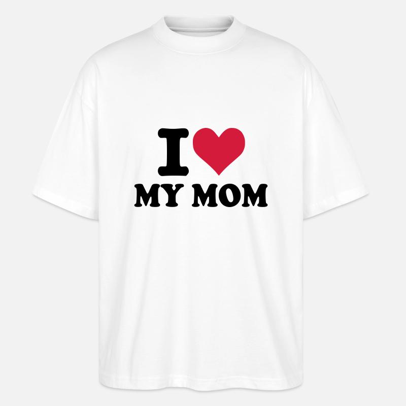 Mutter - Mom - Stanley/Stella Oversized Unisex Bio T-Shirt Blaster 2.0 - Weiß