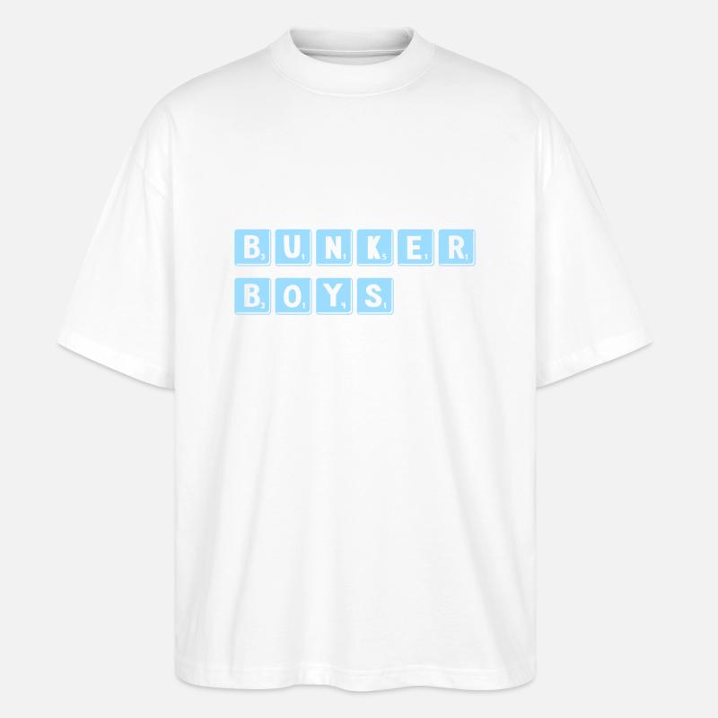 bunker garçons - T-shirt bio Blaster 2.0 coupe oversize Stanley/Stella Unisexe - blanc