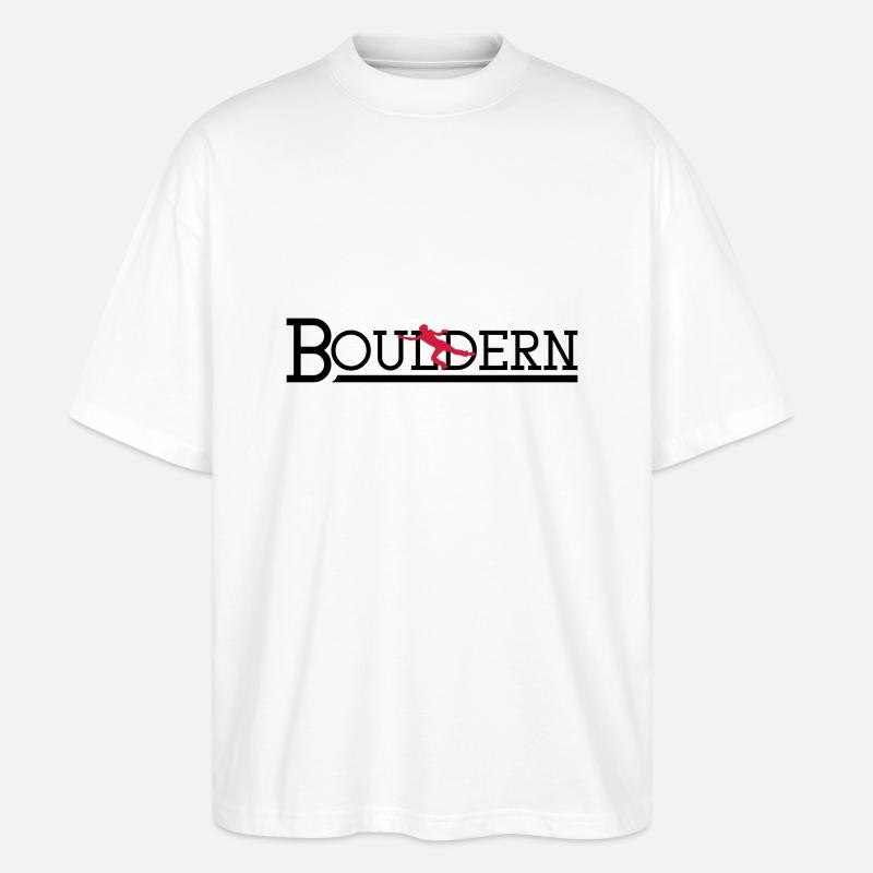 bouldering - T-shirt bio Blaster 2.0 coupe oversize Stanley/Stella Unisexe - blanc