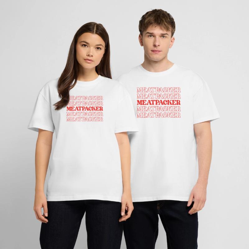 Meatpacker Meat Processor Meat Worker Processor Stanley/Stella Oversized Unisex Organic T-shirt Blaster 2.0