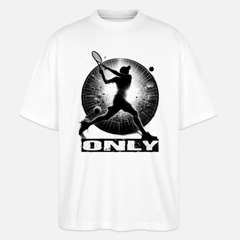 Tennis - Stanley/Stella Oversized Unisex Bio T-Shirt Blaster 2.0 - Weiß