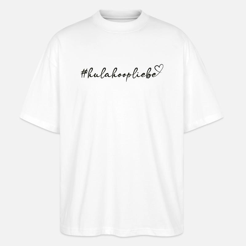 HulaHoopLiebe - Stanley/Stella Oversized Unisex Bio T-Shirt Blaster 2.0 - Weiß