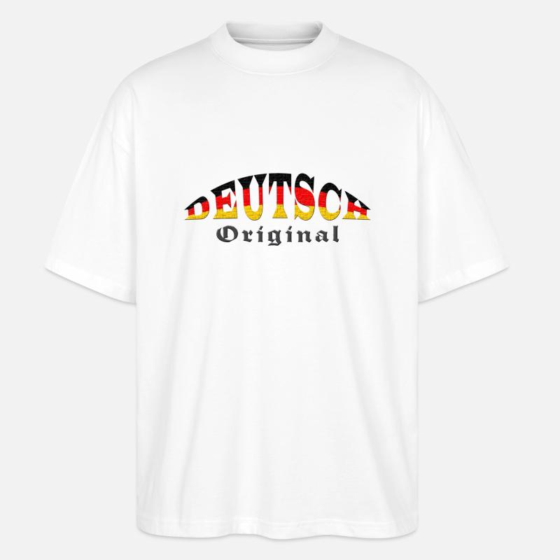Deutsch - Original - Stanley/Stella Oversized Unisex Bio T-Shirt Blaster 2.0 - Weiß