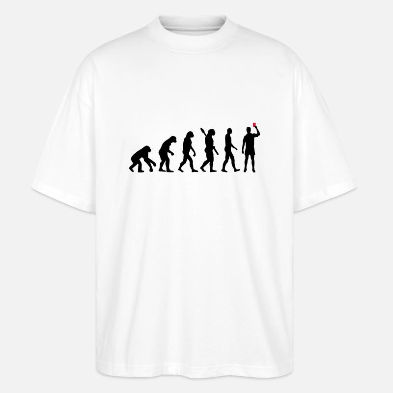 Evolution Referee - Stanley/Stella Oversized Unisex Organic T-shirt Blaster 2.0 - white