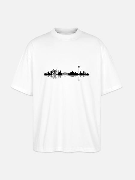Skyline - Sydney - Stanley/Stella Oversized Unisex Bio T-Shirt Blaster 2.0 - Weiß