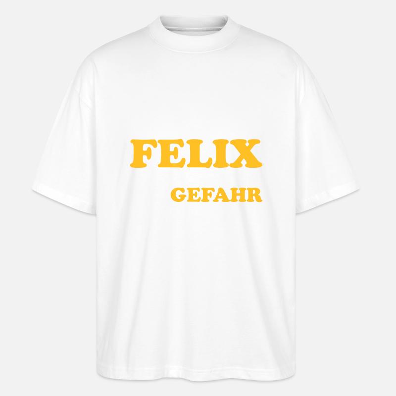 Felix risque "M" - T-shirt bio Blaster 2.0 coupe oversize Stanley/Stella Unisexe - blanc