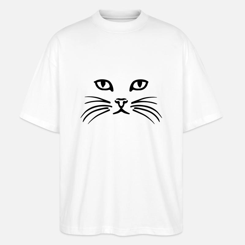 Chat - T-shirt bio Blaster 2.0 coupe oversize Stanley/Stella Unisexe - blanc