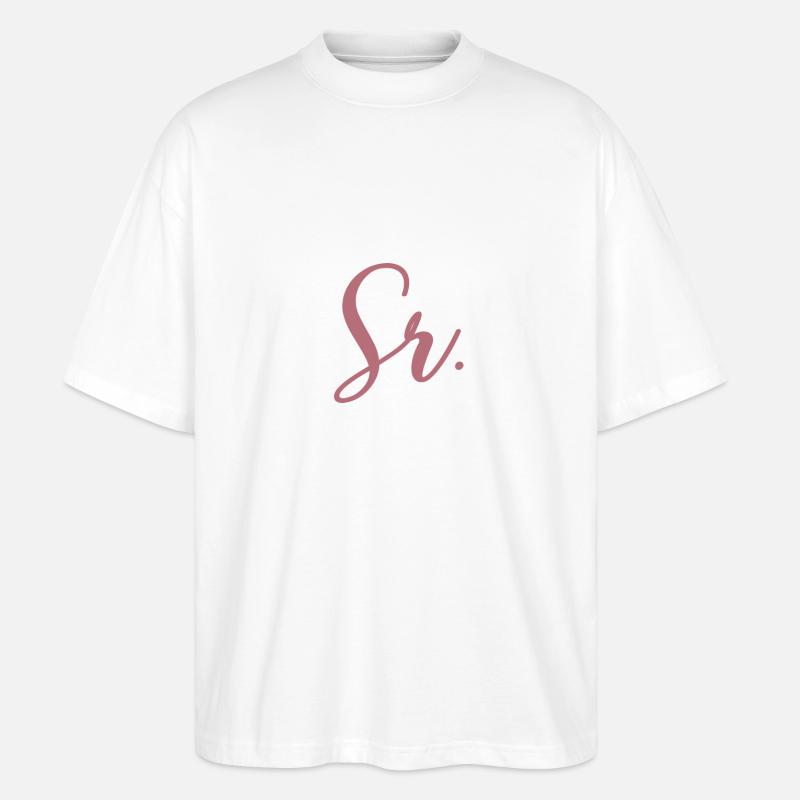 Sr. Verlobungsgeschenk Bräutigam wird Hochzeitsfeier - Stanley/Stella Oversized Unisex Bio T-Shirt Blaster 2.0 - Weiß