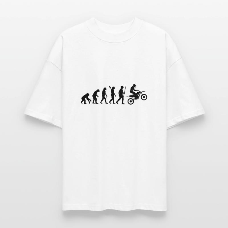 MOTORCYCLE EVOLUTION Stanley/Stella Oversized Unisex Organic T-shirt Blaster 2.0