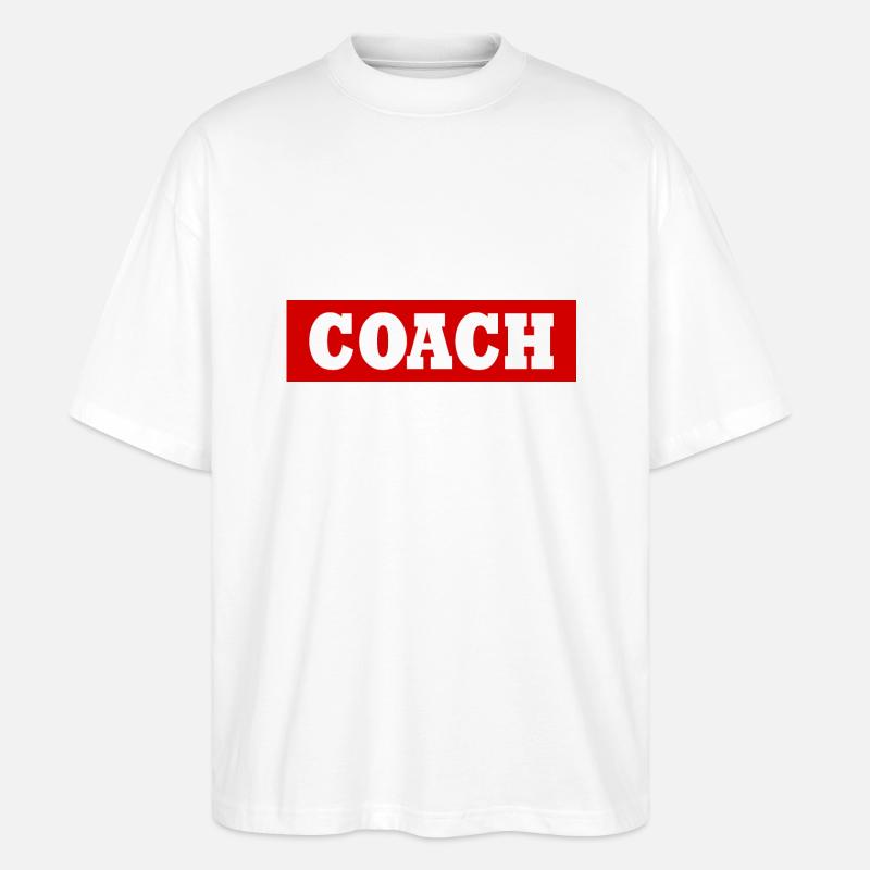Coach - Stanley/Stella Oversized Unisex Bio T-Shirt Blaster 2.0 - Weiß