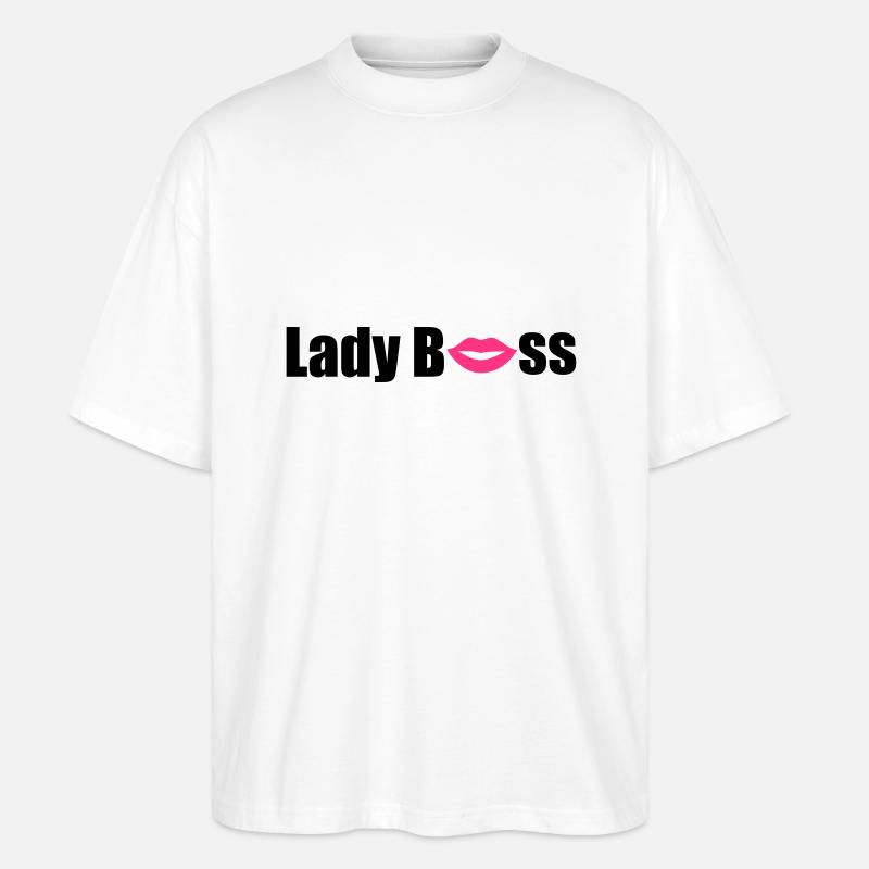 Lady Boss - Stanley/Stella Oversized Unisex Bio T-Shirt Blaster 2.0 - Weiß