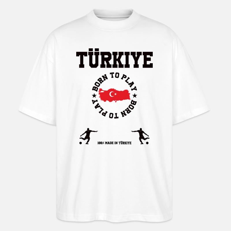 Türkiye - T-shirt bio Blaster 2.0 coupe oversize Stanley/Stella Unisexe - blanc