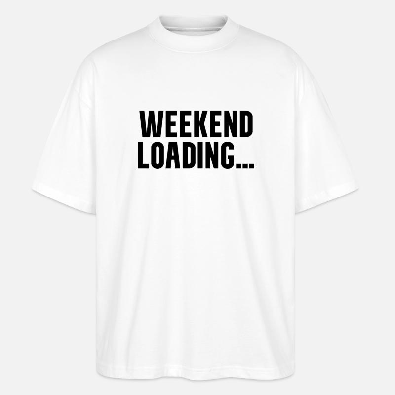 Weekend loading - Stanley/Stella Oversized Unisex Bio T-Shirt Blaster 2.0 - Weiß