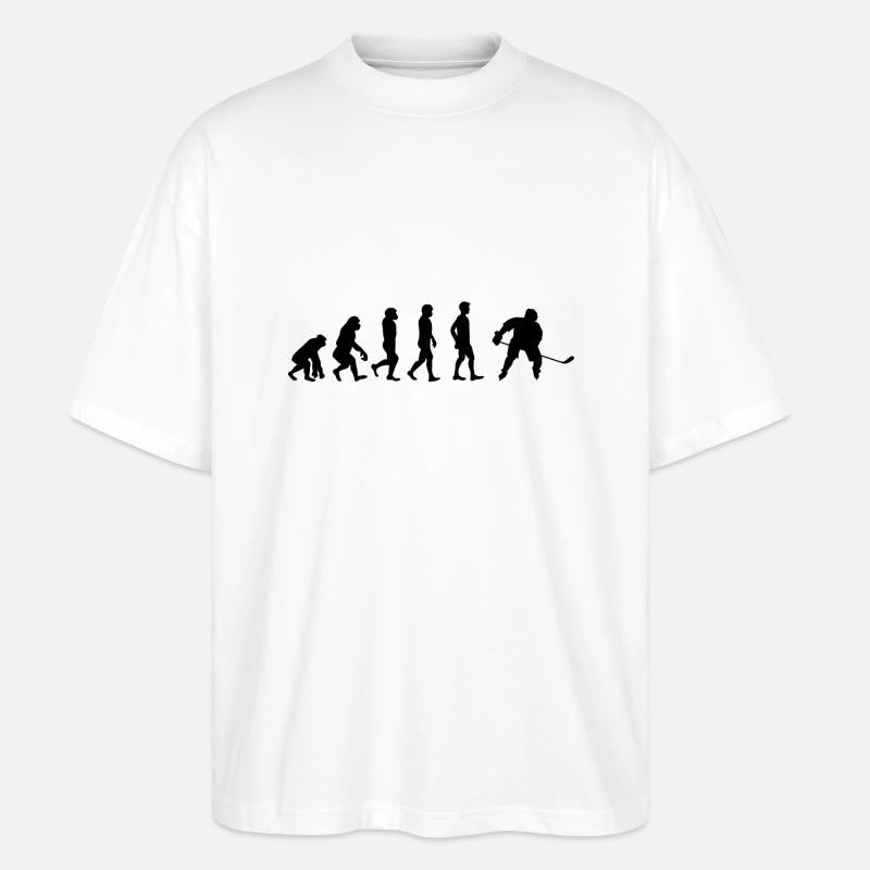 Evolution Hockey - Stanley/Stella Oversized Unisex Bio T-Shirt Blaster 2.0 - Weiß