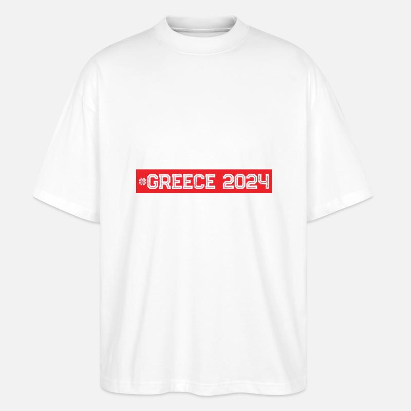 Greece 2024 - Stanley/Stella Oversized Unisex Bio T-Shirt Blaster 2.0 - Weiß