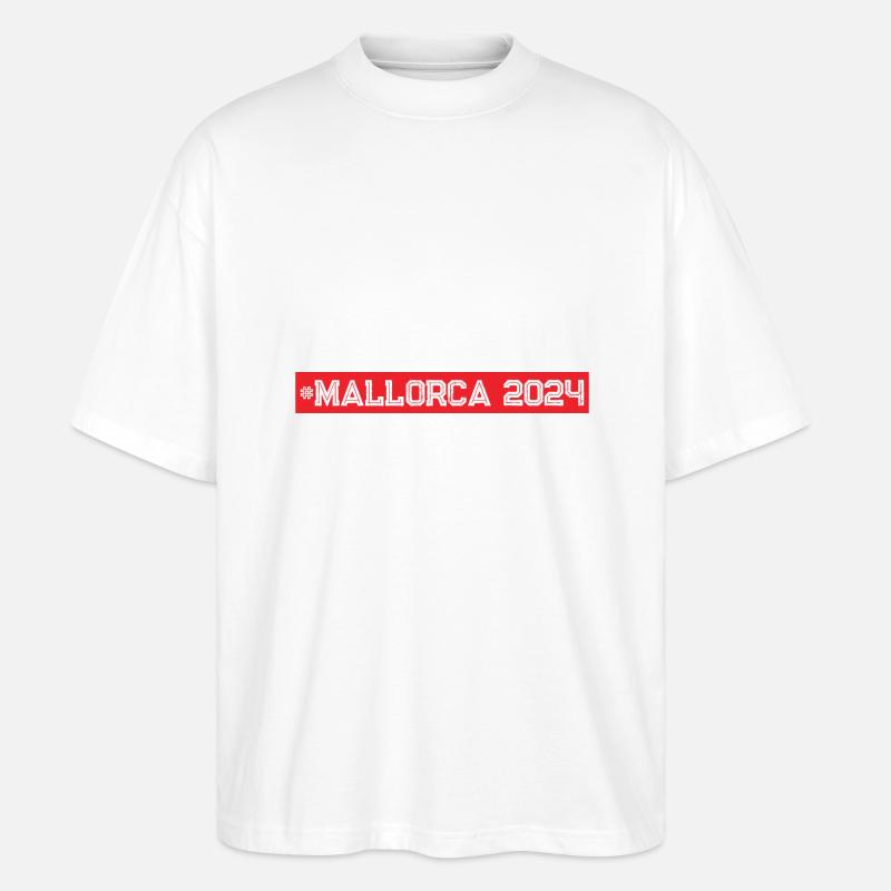 Mallorca 2024 - Stanley/Stella Oversized Unisex Bio T-Shirt Blaster 2.0 - Weiß