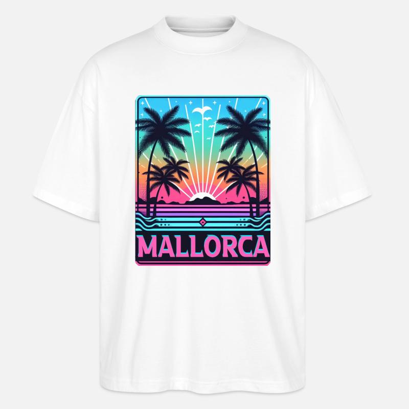 Majorque - T-shirt bio Blaster 2.0 coupe oversize Stanley/Stella Unisexe - blanc