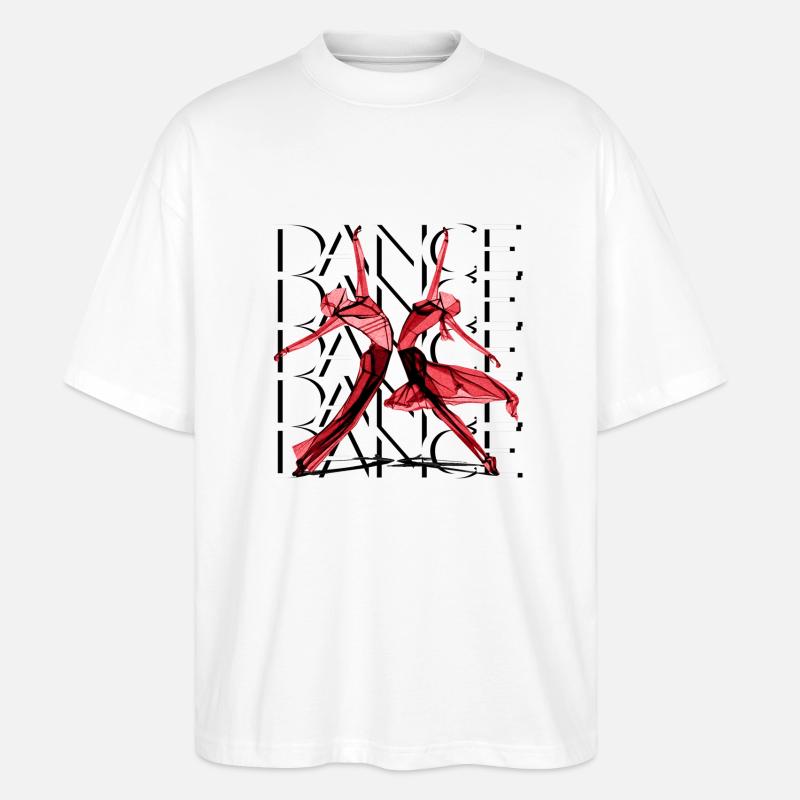 Tänzer - Stanley/Stella Oversized Unisex Bio T-Shirt Blaster 2.0 - Weiß