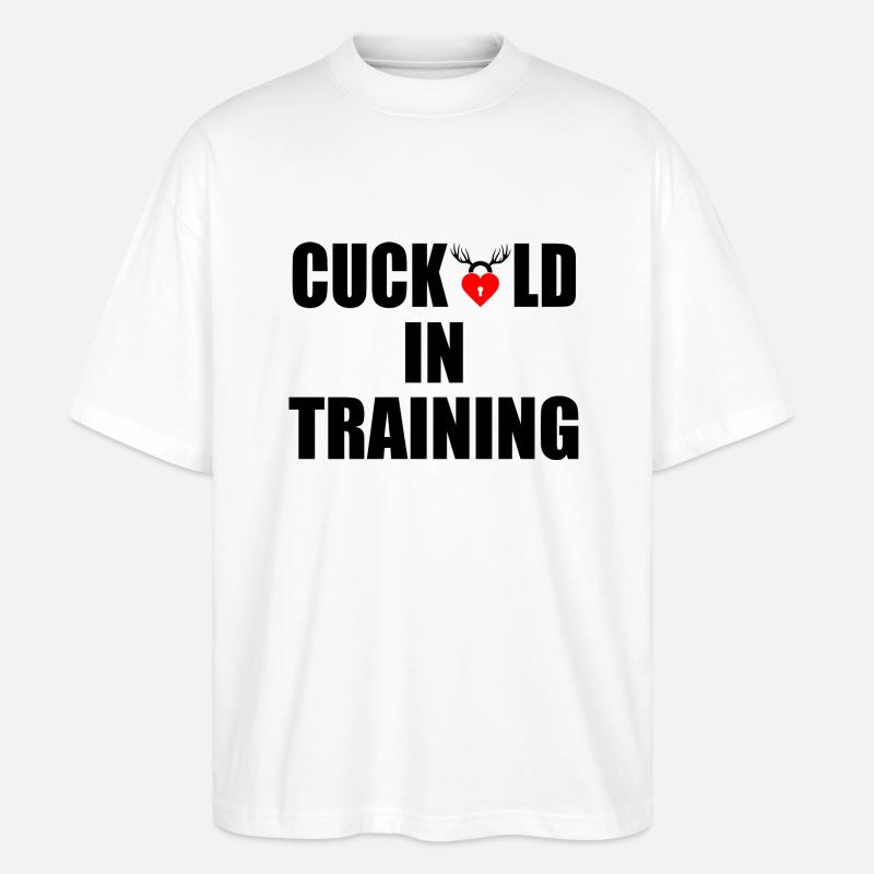 cuckold in training - T-shirt bio Blaster 2.0 coupe oversize Stanley/Stella Unisexe - blanc