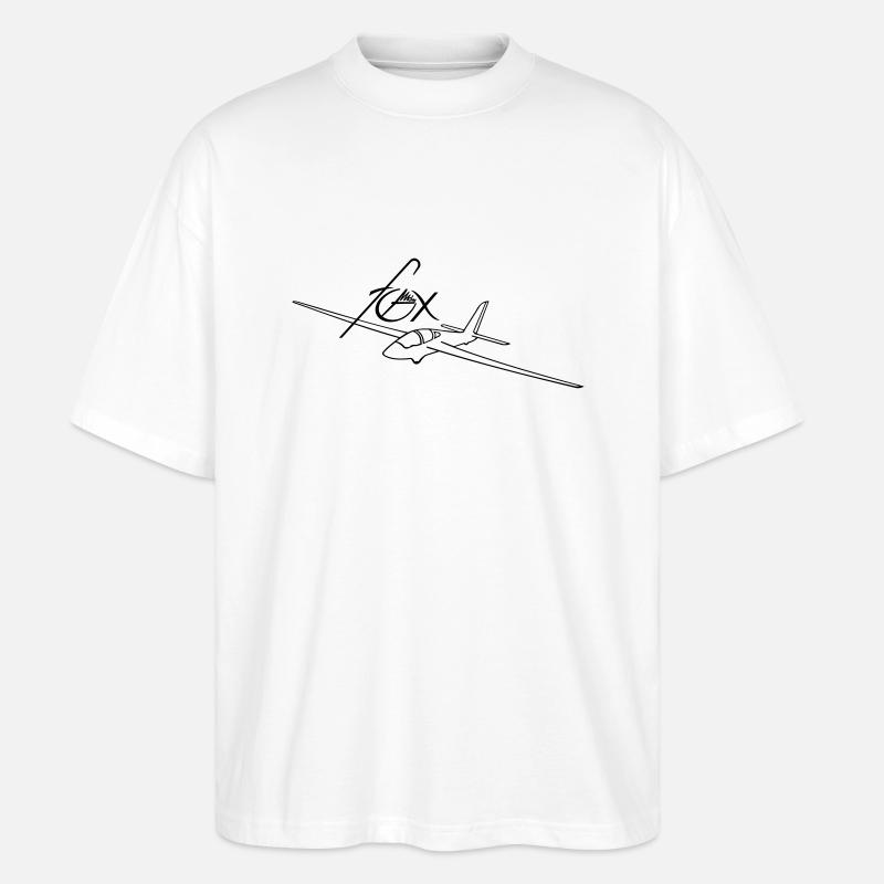MDM Fox - Stanley/Stella Oversized Unisex Bio T-Shirt Blaster 2.0 - Weiß