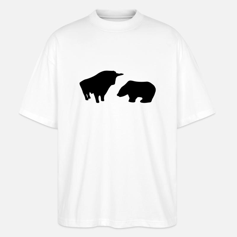 Börse - Stanley/Stella Oversized Unisex Bio T-Shirt Blaster 2.0 - Weiß