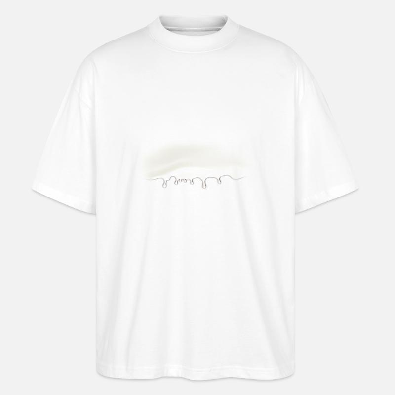 Milch - Stanley/Stella Oversized Unisex Bio T-Shirt Blaster 2.0 - Weiß