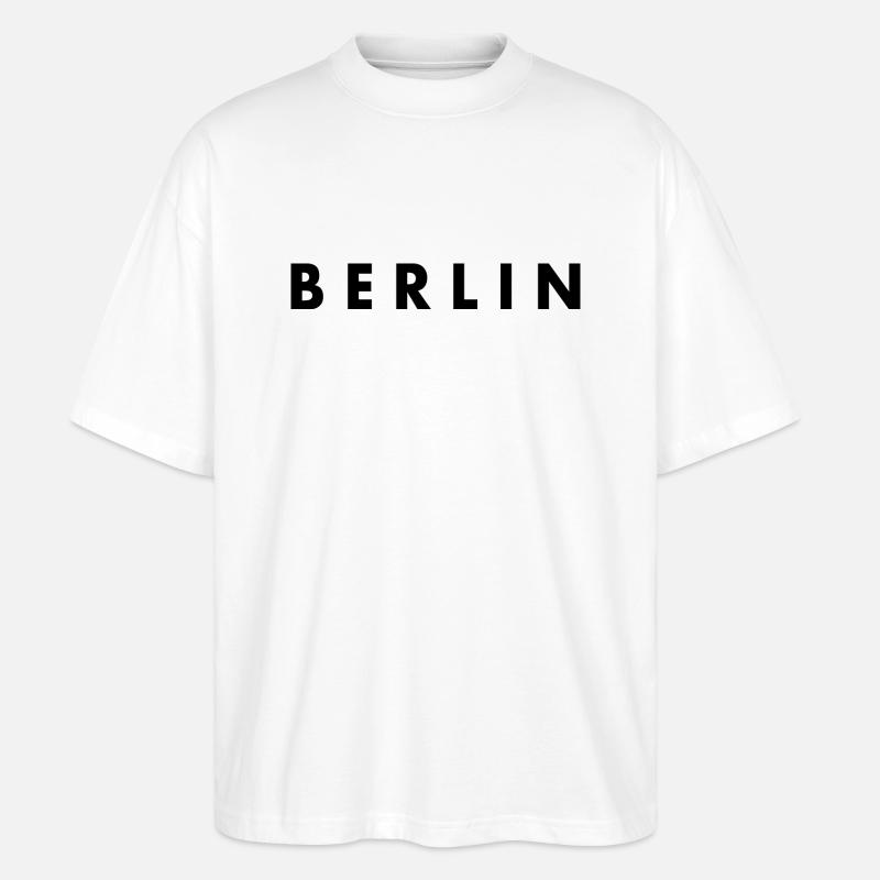 Berlin - Stanley/Stella Oversized Unisex Bio T-Shirt Blaster 2.0 - Weiß