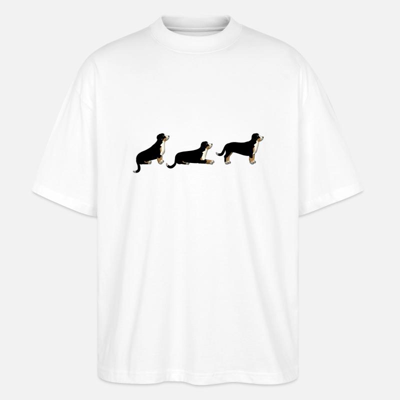 space standing empty - Stanley/Stella Oversized Unisex Organic T-shirt Blaster 2.0 - white