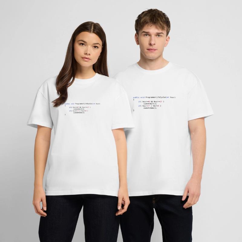 CODE AT WORK OR CODE AT HOME - JAVA PSEUDO T-shirt bio Blaster 2.0 coupe oversize Stanley/Stella Unisexe
