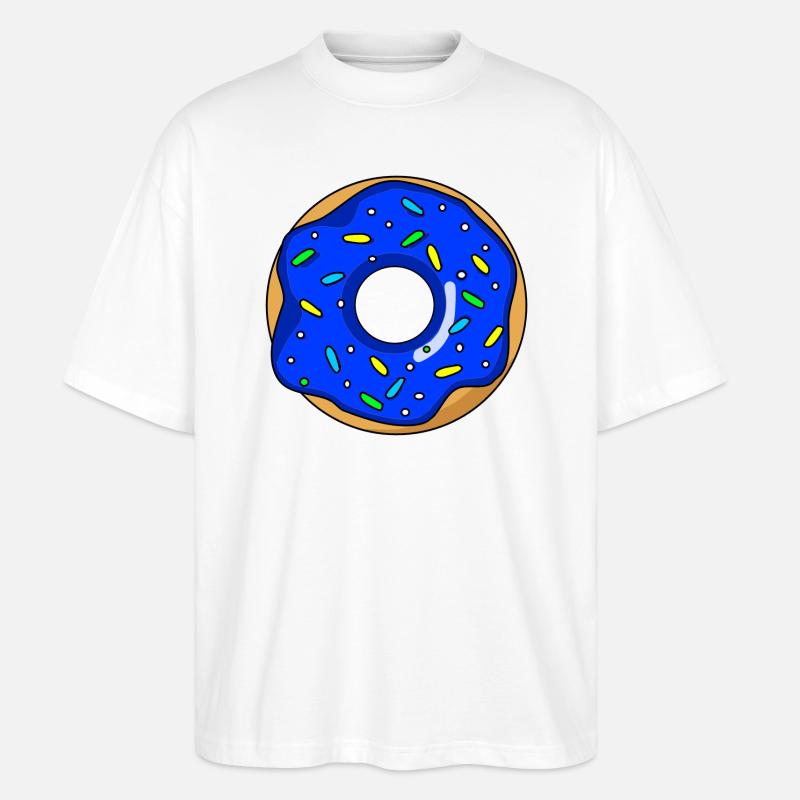 Donut - Stanley/Stella Oversized Unisex Bio T-Shirt Blaster 2.0 - Weiß