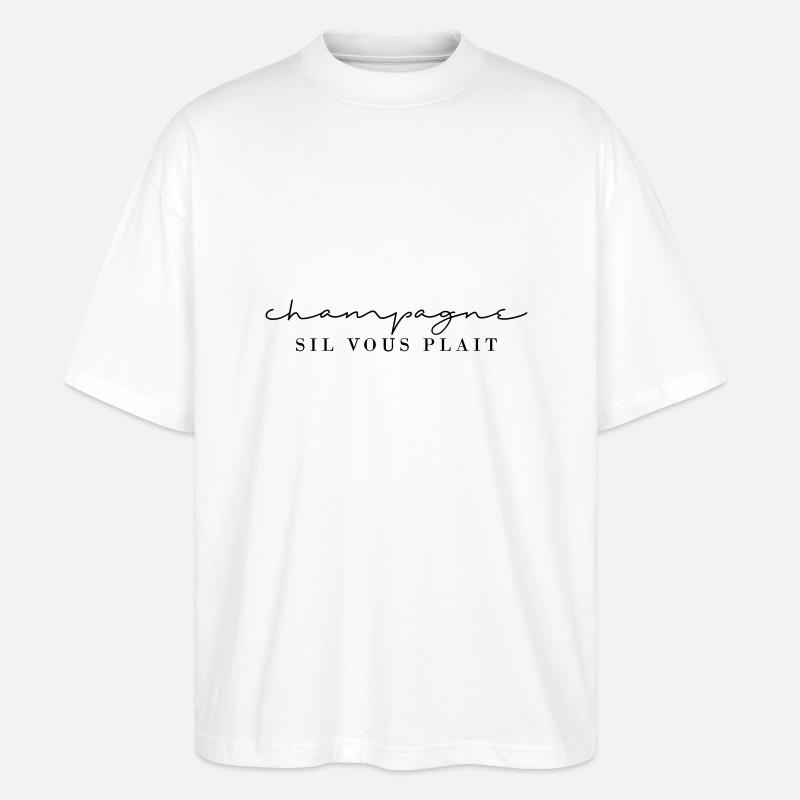 Sil Vous Plait - Stanley/Stella Oversized Unisex Bio T-Shirt Blaster 2.0 - Weiß