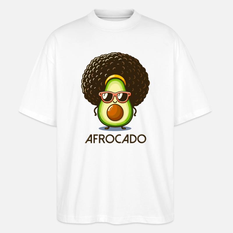 L’Afrocado - T-shirt bio Blaster 2.0 coupe oversize Stanley/Stella Unisexe - blanc