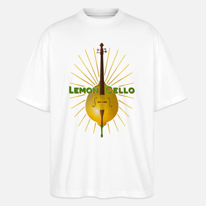 Lemon Cello Lemoncello - Stanley/Stella Oversized Unisex Bio T-Shirt Blaster 2.0 - Weiß