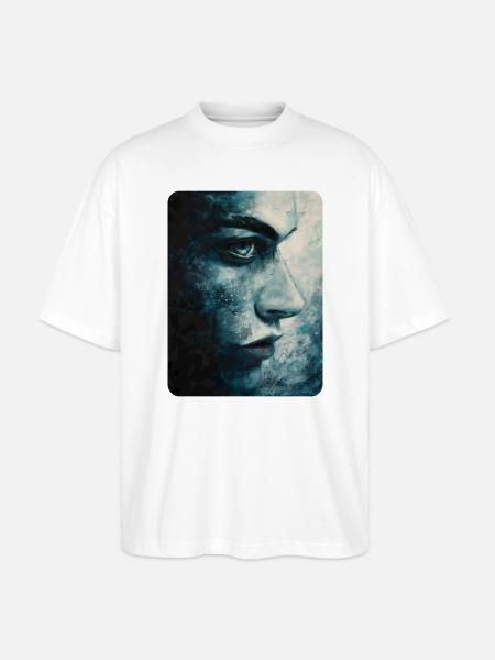 the clear look - Stanley/Stella Oversized Unisex Organic T-shirt Blaster 2.0 - white