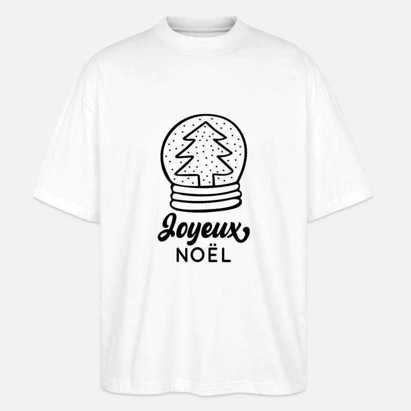 Joyeux Noël - T-shirt bio Blaster 2.0 coupe oversize Stanley/Stella Unisexe - blanc