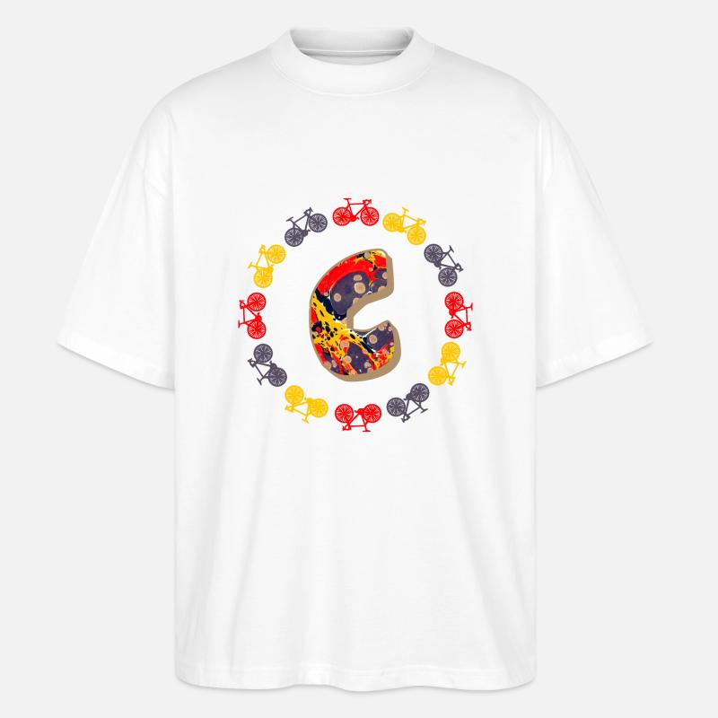 Bicyclette E 202 C - T-shirt bio Blaster 2.0 coupe oversize Stanley/Stella Unisexe - blanc