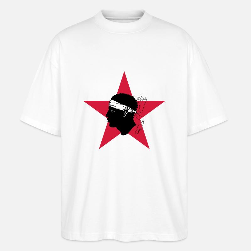 Corsica - Stanley/Stella Oversized Unisex Bio T-Shirt Blaster 2.0 - Weiß